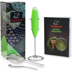 TEANAGOO Matcha Whisk Set, Bamboo Matcha Whisk (Chasen), 4 Pcs Traditional Starter Matcha Set, Scoop (Chashaku) Tea Spoon Whisk Holder, Matcha Accessory, Traditional Japanese Matcha Stirrer Set,740385182129