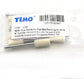 TEMO 10 Pc Felt Burrs Wool Bob Polishing Grinding #1 Cylinder 1/4 Inch 6 Mm With 1/8 Inch Shank For Dremel Rotary Tools,