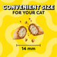 Temptations Jumbo Stuff Cat Treats Crunchy and Soft Chicken Flavor 14 oz Tub