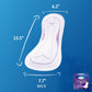 Tena Sensitive Care Incontinence Pads, Overnight Absorbency, Extra Coverage, 90 Count for Women