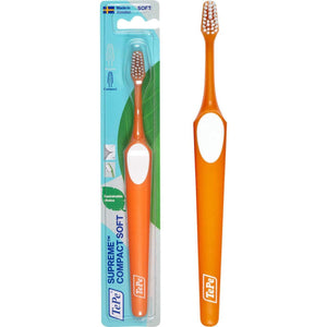 TEPE Supreme Compact Soft Toothbrushes Soft Bristle Toothbrush 1 Pk,