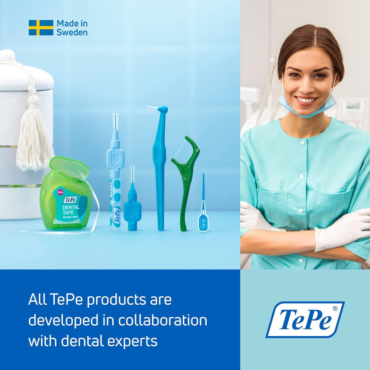 TEPE Supreme Toothbrush, Soft Bristle Toothbrush, Tapered Brush Head For Sensitive Teeth And Gum Care, Adult, 3 Pack,