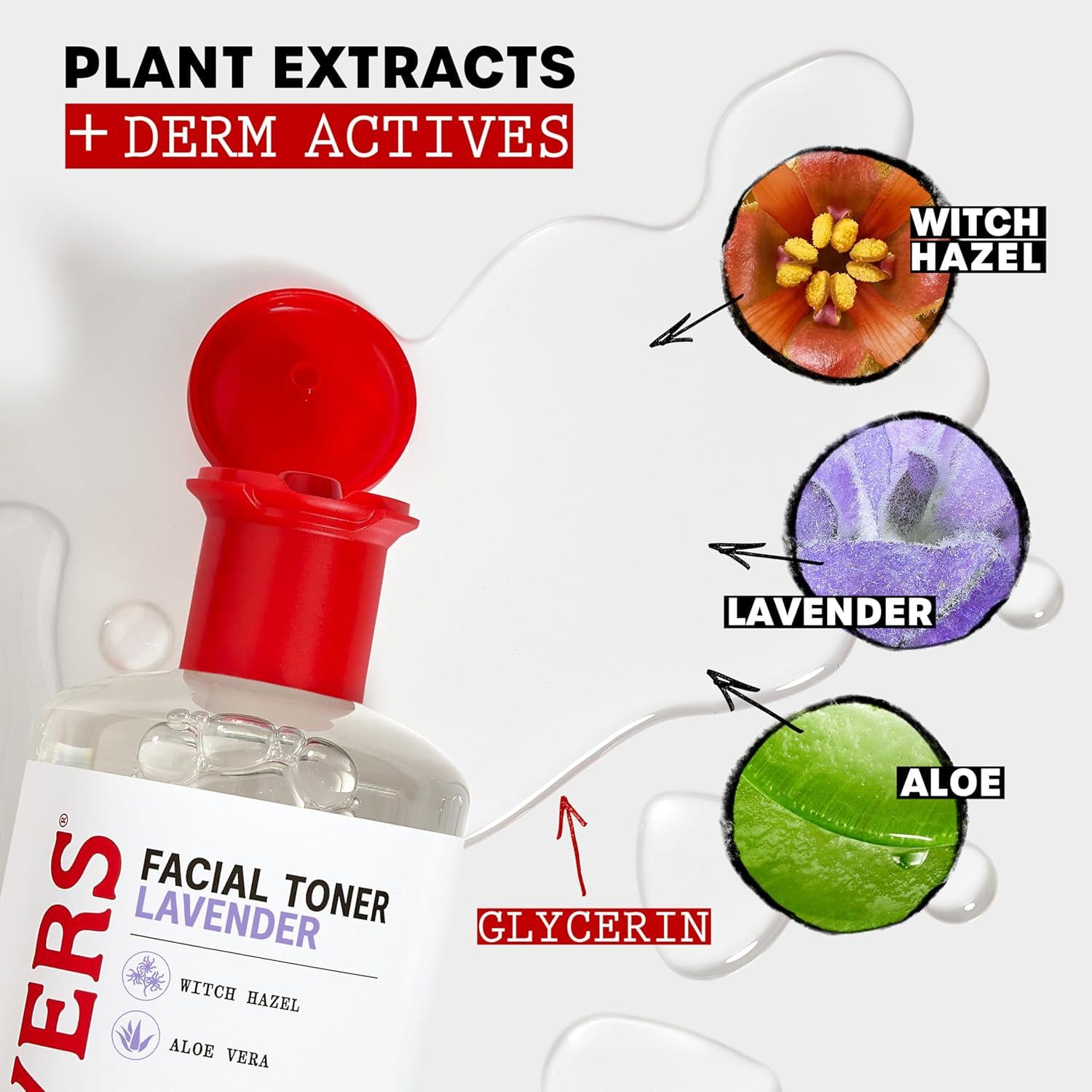 THAYERS Alcohol-Free, Hydrating Lavender Witch Hazel Facial Toner With Aloe Vera Formula, Vegan, Dermatologist Tested And Recommended, 12 Oz (Packaging May Vary),