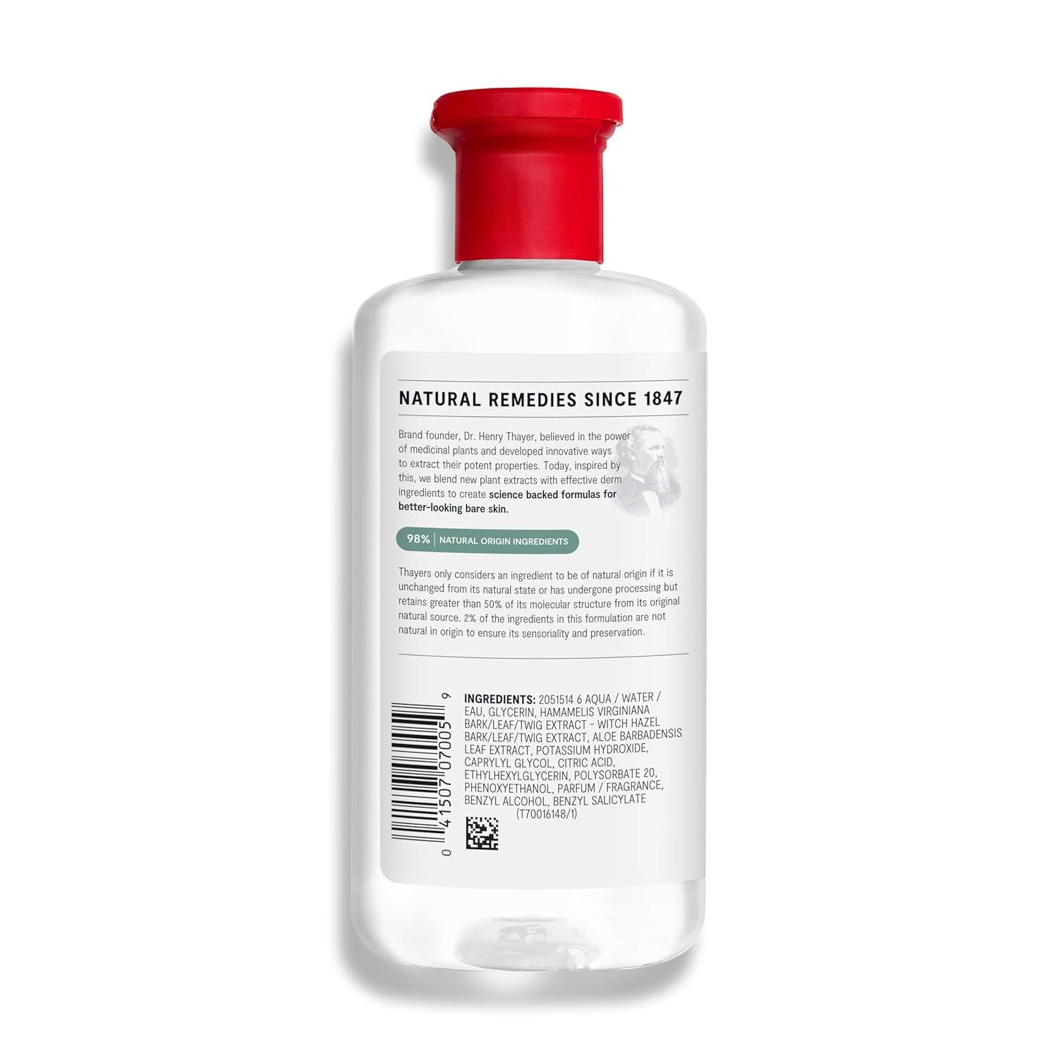 THAYERS Alcohol-Free, Hydrating Original Witch Hazel Facial Toner With Aloe Vera Formula, Vegan, Dermatologist Tested And Recommended, 12 Oz (Packaging May Vary),