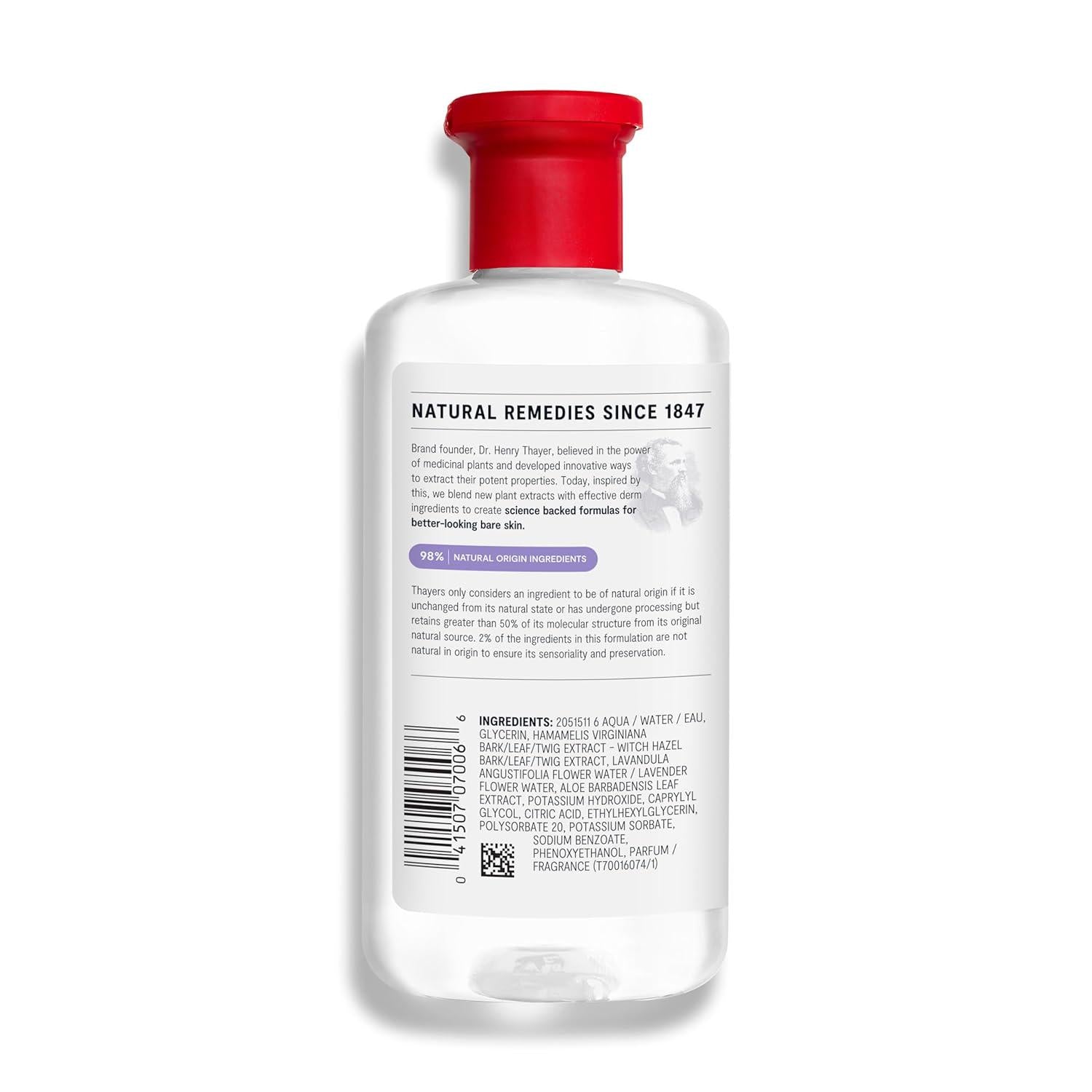THAYERS Alcohol-Free, Hydrating Lavender Witch Hazel Facial Toner With Aloe Vera Formula, Vegan, Dermatologist Tested And Recommended, 12 Oz (Packaging May Vary),