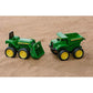 TOMY John Deere Truck and Tractor Toy Set 6 Inch Sandbox Construction Toys for Kids 18 Months Plus