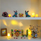 TOSY Magnet Pyramid Glow Toy with 243 Rare Earth Magnets 12 pcs STEM Puzzle Cube Shape Toy