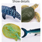 TOYMANY 24pcs Mini Ocean Animal Figurines: Realistic Cake Toppers With Sharks, Whales And Octopus - Great For Kids' Parties, Gifts And School Projects,