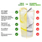 True Citrus TRUE LEMON Original Lemonade Drink Mix| Made From Real Lemon | No Preservatives, No Artificial Sweeteners, Gluten Free | Water Flavor Packets And Water Enhancer With Stevia 30 Count (Pack Of 1)