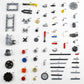 TTLYHEK 1533 PCS Technical Parts Building Block Accessories Vehicles Gears Cross Axles Wheels Connector Pieces Set Chain Link Pin Joint Shock Absorber MOC Toys,762983423114
