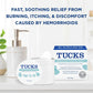 TUCKS Medicated Cooling Pads, 100 Count Pads With Witch Hazel, Cleanses Sensitive Areas, Protects From Irritation, Hemorrhoid Treatment, Medicated Pads Used By Hospitals,