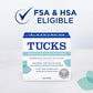 TUCKS Medicated Cooling Pads, 100 Count Pads With Witch Hazel, Cleanses Sensitive Areas, Protects From Irritation, Hemorrhoid Treatment, Medicated Pads Used By Hospitals,