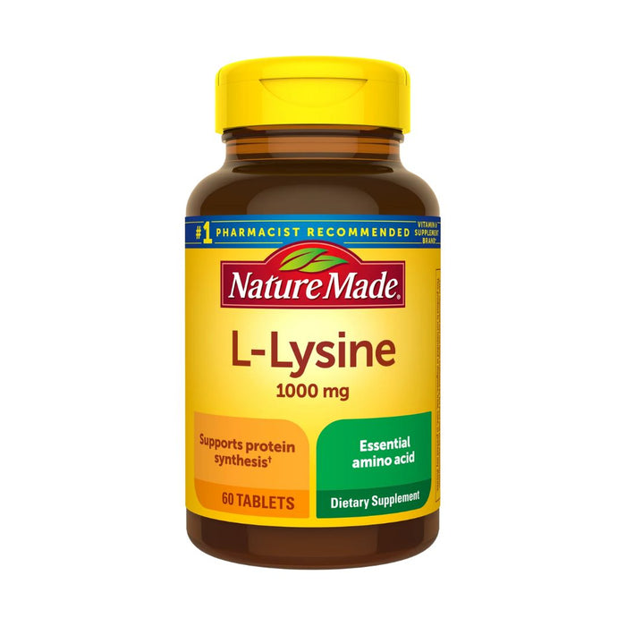 Nature Made L-Lysine 1000mg 60 Tablets