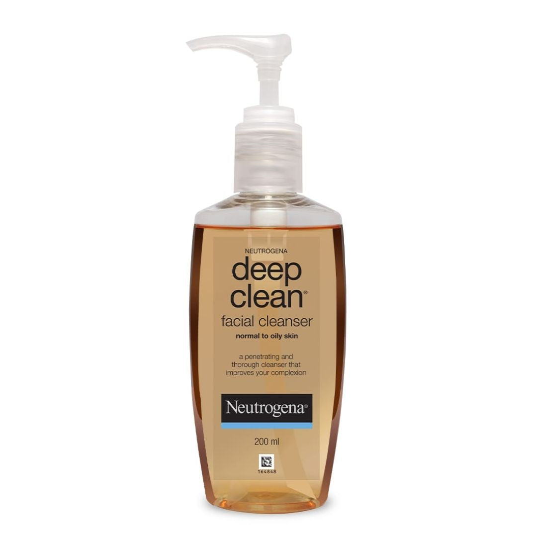 Neutrogena Deep Clean Facial Cleanser For Normal To Oily Skin 200ml,8901012185094