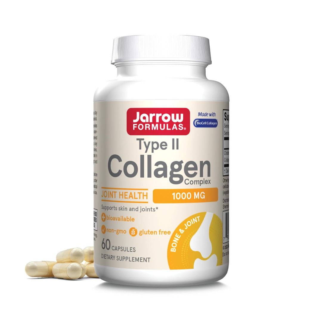 Jarrow Formulas Type II Collagen Complex 1000mg 60 Capsules,790011290513