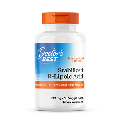 Doctor's Best Stabilized R-Lipoic Acid 100mg 60 Veg Capsules