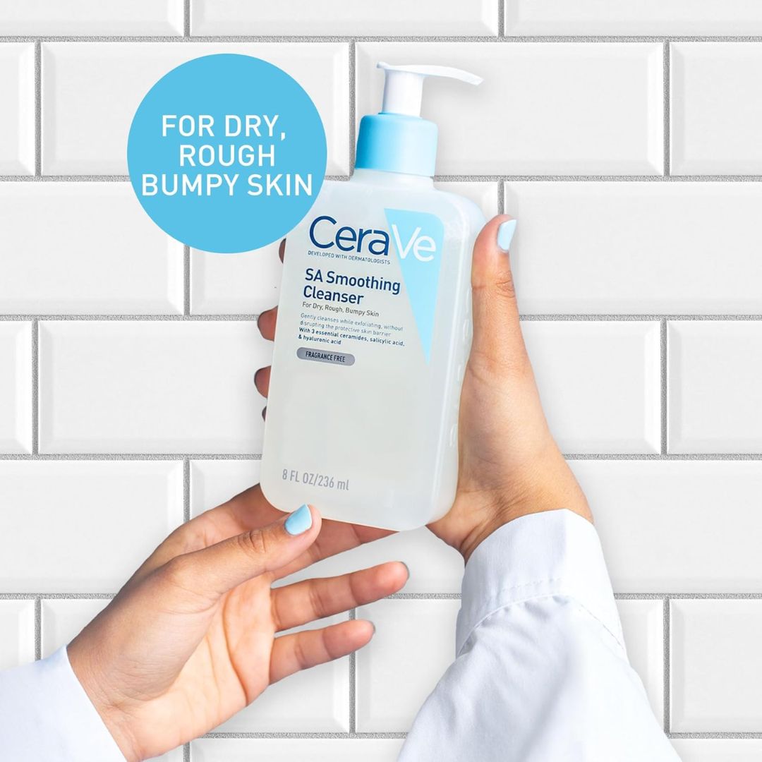 CeraVe SA Smoothing Cleanser For Dry, Rough, Bumpy Skin 236ml,3337875684118