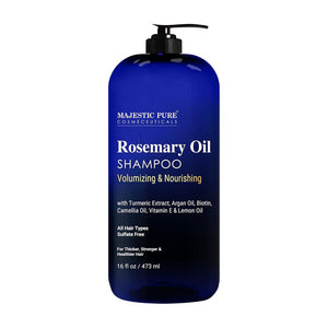 Majestic Pure Rosemary Oil Volumizing & Nourishing Shampoo For All Hair Types 473ml,850000192126