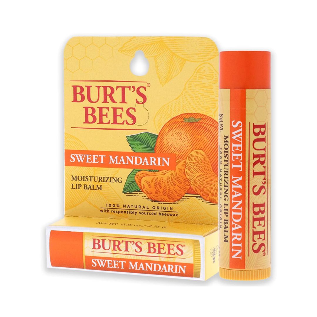 Burt's Bees Sweet Mandarin Moisturizing Lip Balm 4.25g,792850907591