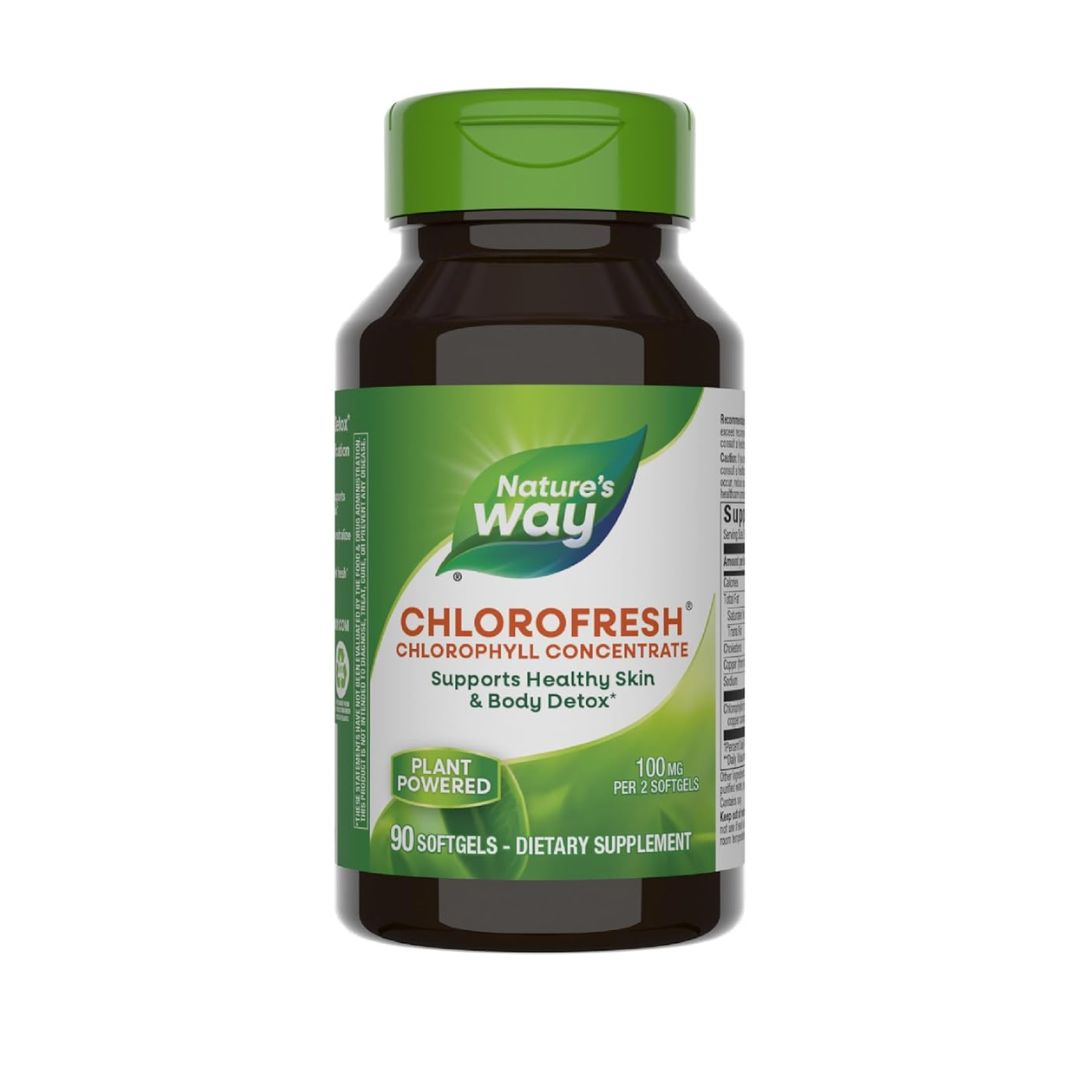 Nature's Way Chlorofresh Chlorophyll Concentrate 90 Softgels,358008035501