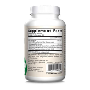 Jarrow Formulas Bile Acid Factors 120 Capsules