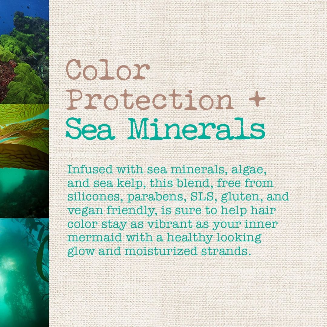 Maui Moisture Color Protection + Sea Minerals Shampoo & Conditioner For Colour Treated Hair 385ml,022796170712