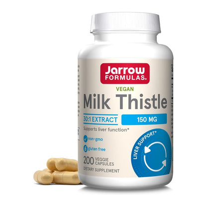 Jarrow Formulas Milk Thistle 30:1 Extract 150mg 200 Veg Capsules