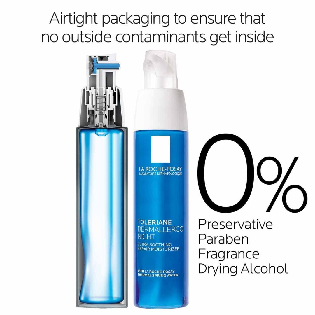 La Roche-Posay Toleriane Ultra Night Hydratant Facial Soothing Repair Moisturizer 40ml,3337875474344