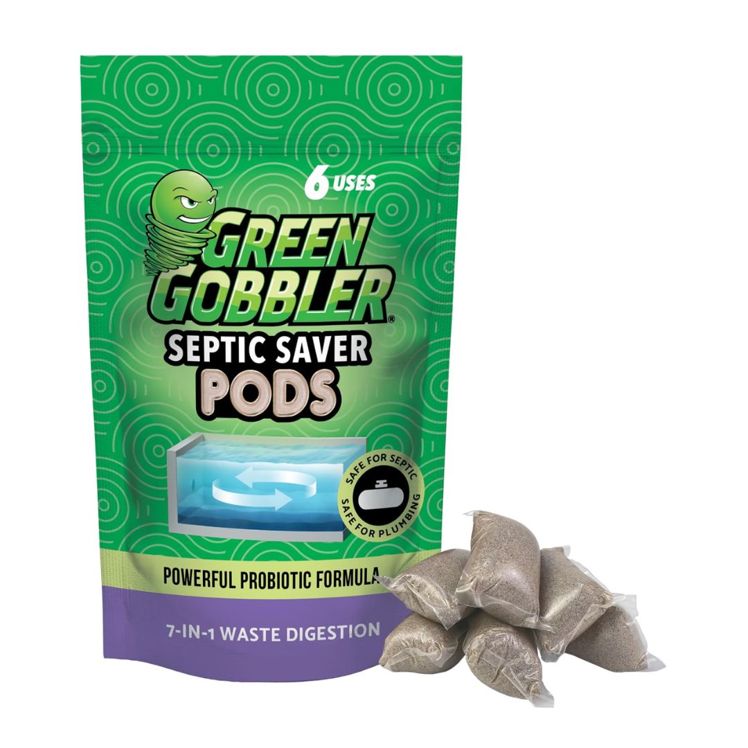 Green Gobbler Septic Saver Pods 6 Count,860468000178