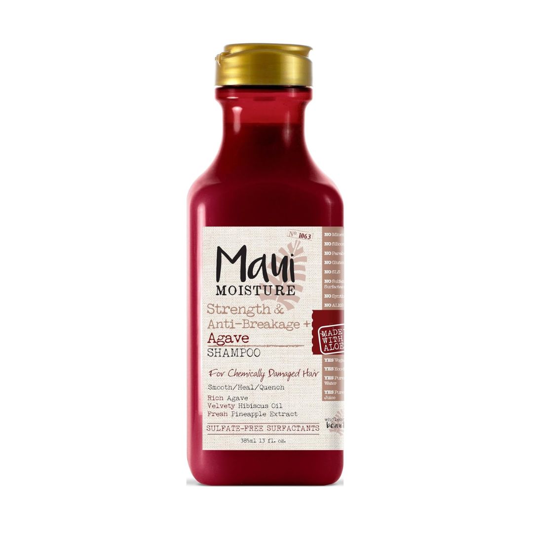 Maui Moisture Strength & Anti-Breakage + Agave Shampoo For Chemically Damaged Hair 385ml,022796180315