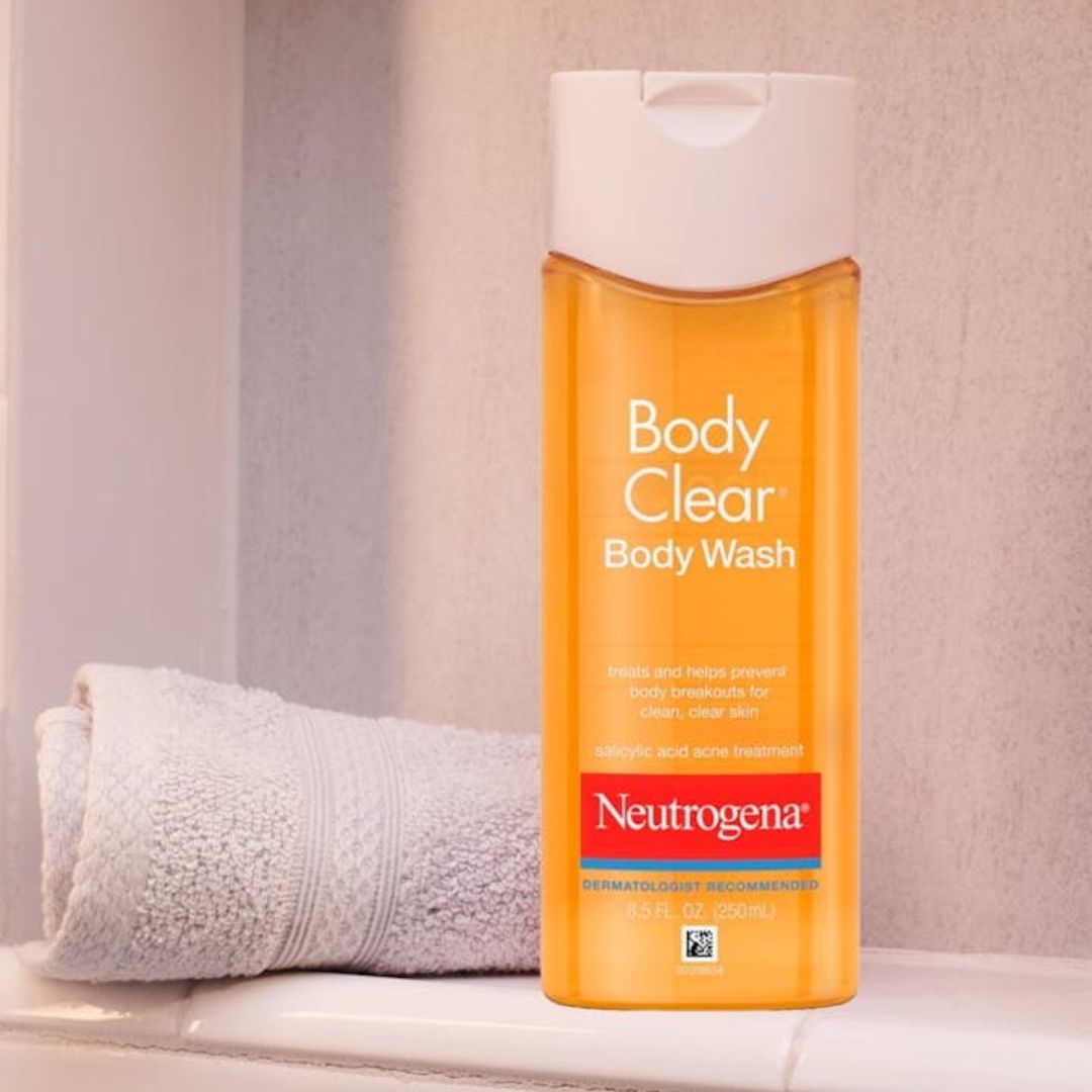 Neutrogena Body Clear Salicylic Acid Acne Treatment Body Wash 250ml,070501017500