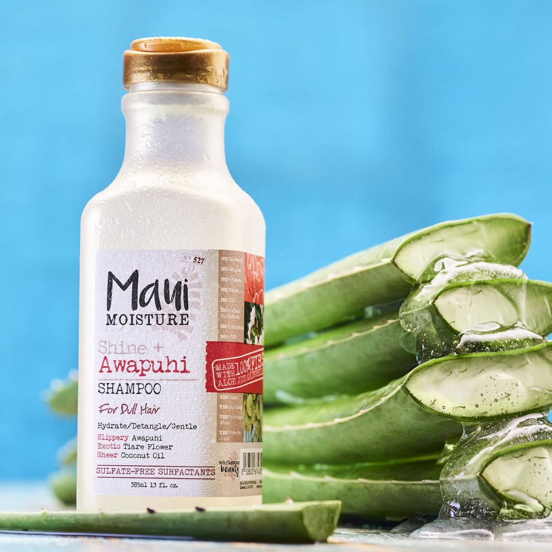 Maui Moisture Shine + Awapuhi Shampoo For Dull Hair 385ml,052800674301