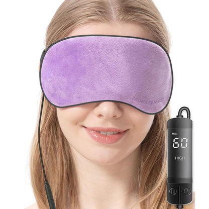 Aroma Season Electric Heated Eye Mask Violet For Dry Eye