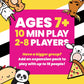 Taco Cat Goat Cheese Pizza Card Game, Fast-Paced Fun Family Party Game, Ages 8+, 2–8 Players
