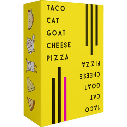 Taco Cat Goat Cheese Pizza Card Game, Fast-Paced Fun Family Party Game, Ages 8+, 2–8 Players