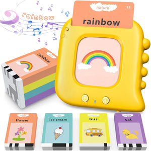 Talking Flash Cards for Toddlers with 240 Sight Words Montessori Speech Therapy Toy for Ages 1 to 5