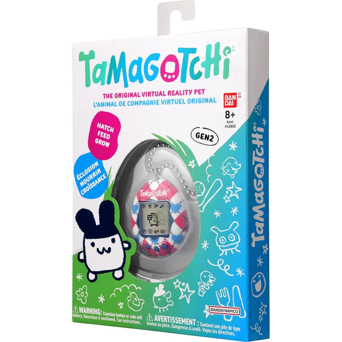 Tamagotchi Original - Argyle Heart,045557429812