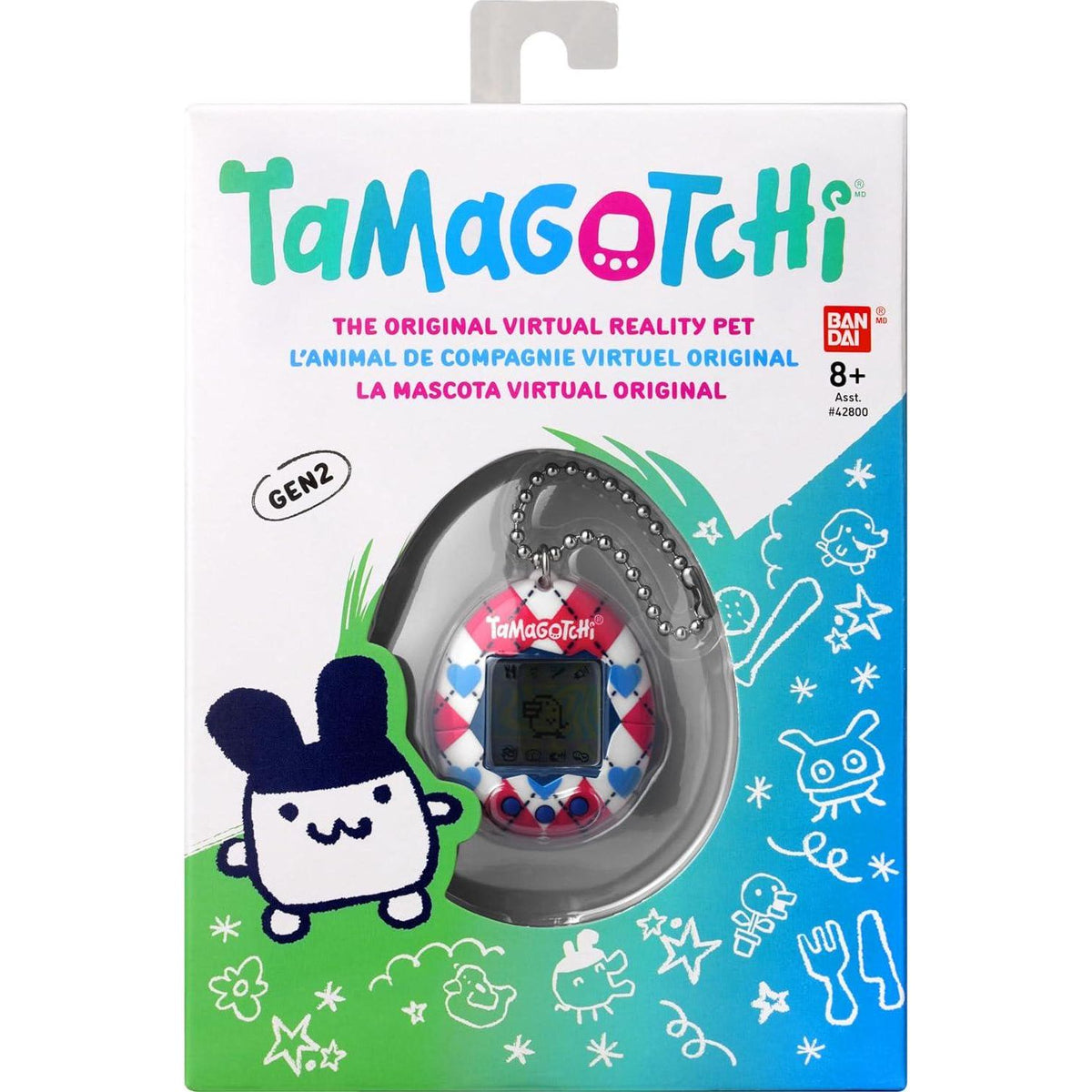 Tamagotchi Original - Argyle Heart,045557429812
