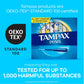 Tampax Pearl Tampons Ultra Absorbency With BPA-Free Plastic Applicator And LeakGuard Braid, Unscented, 32 Count,