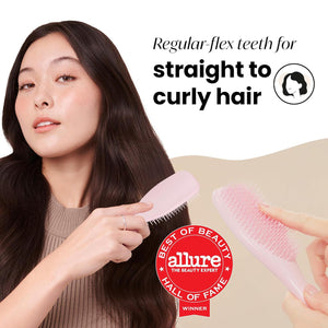 TANGLE TEEZER Tangle Teezer Ultimate Detangler Hairbrush For Wet And Dry Hair, Eliminates Knots And Reduces Breakage For All Hair Types, Millennial Pink