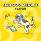 Temptations Cat Treats Seafood Medley Flavor 16 oz Tub Crunchy Outside Soft Inside