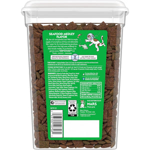 Temptations Classic Crunchy And Soft Cat Treats Seafood Medley Flavor, 16 Oz. Tub,