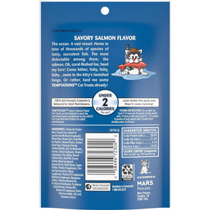 Temptations Classic Crunchy And Soft Cat Treats Savory Salmon Flavor, 3 Oz. Pouch (Pack Of 12),