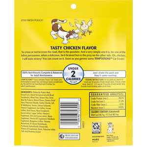 Temptations Classic Crunchy And Soft Cat Treats Tasty Chicken Flavor, 6.3 Oz, Pack Of 10,