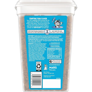 Temptations Cat Treats Tuna Flavor 30 oz Tub Classic Crunchy Outside Soft Inside Treats for Adult Cats
