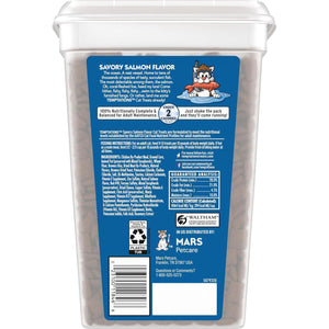 Temptations Classic Crunchy And Soft Cat Treats Savory Salmon Flavor, 30 Oz. Tub,