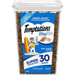 Temptations MixUps Surfer's Delight Flavor Crunchy And Soft Cat Treats, 30 Oz. Tub,