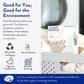 The Clean People Fragrance-Free Laundry Detergent Sheets, Ultra-Concentrated, Recyclable Packaging, Stain-Fighting, 96 Pack