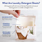 THE CLEAN PEOPLE The Clean People Laundry Detergent Sheets - Laundry Soap - Ultra Concentrated, Recyclable Packaging, Stain Fighting - Fresh Scent, 96 Pack