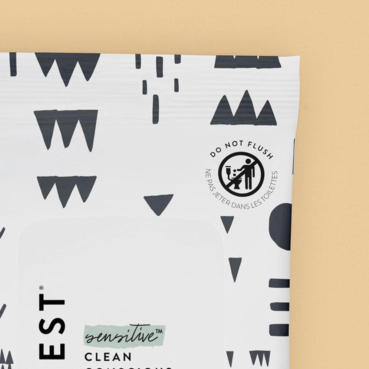 The Honest Company Clean Conscious Unscented Wipes | Over 99% Water, Compostable, Plant-Based, Baby Wipes | Hypoallergenic For Sensitive Skin, EWG Verified | Pattern Play, 10 Count,